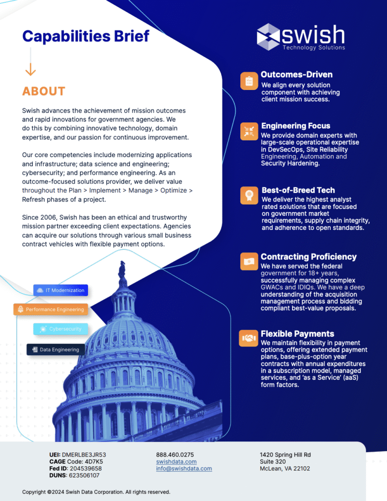 Swish Capabilities Brief